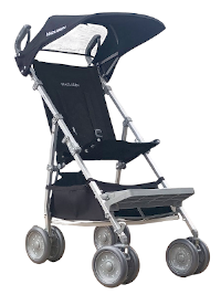 Major Elite Black (inc. footplate) + Sun Hood, Rain Cover & Basket