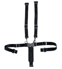 Major Elite Replacement 5 Point Harness Black