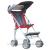 Major Elite Charcoal/Red (inc. footplate) + Sun Hood, Rain Cover & Basket - view 1